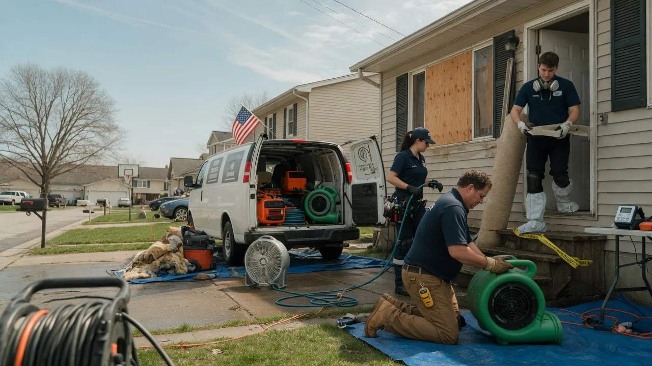 Water Damage Restoration in Peru, KS near me